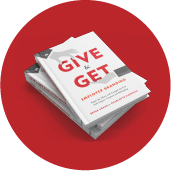 a stack of give and get books